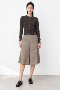 Funnel-Neck Cardigan