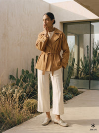 High Waist Trousers With Front Pockets