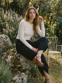 Knitted Long Sleeved Sweater