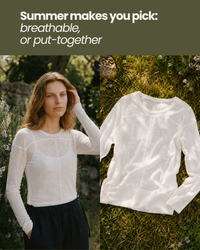 Wool-Blend Soft Long-Sleeve Knit Sweater