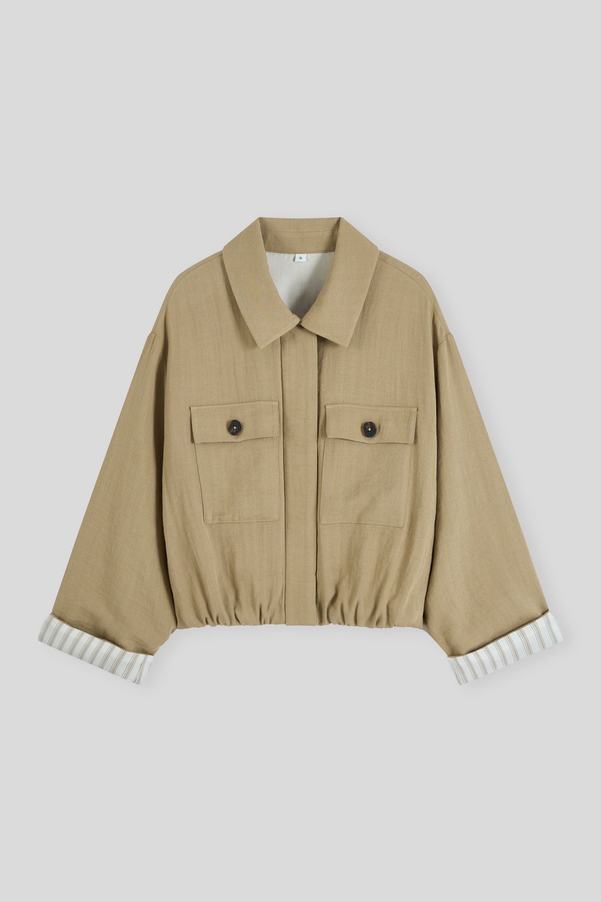 Oversized Jacket With Front Pockets