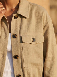 Oversized Jacket With Front Pockets