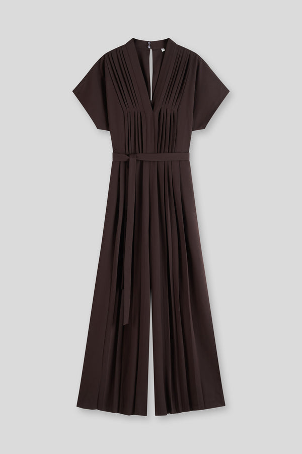 Pleated Jumpsuit