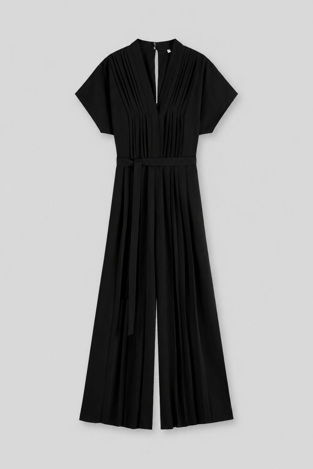 Crisp Pleated Jumpsuit