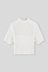 Rib Knit Cropped Top