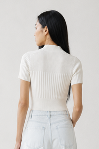 Rib Knit Cropped Top