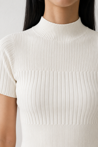 Rib Knit Cropped Top