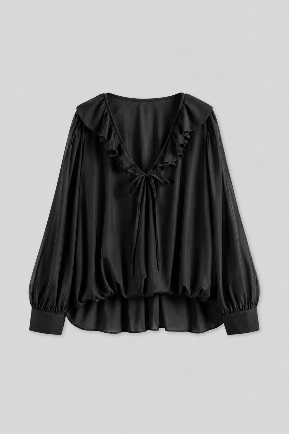 Fluid Ruffle Blouse