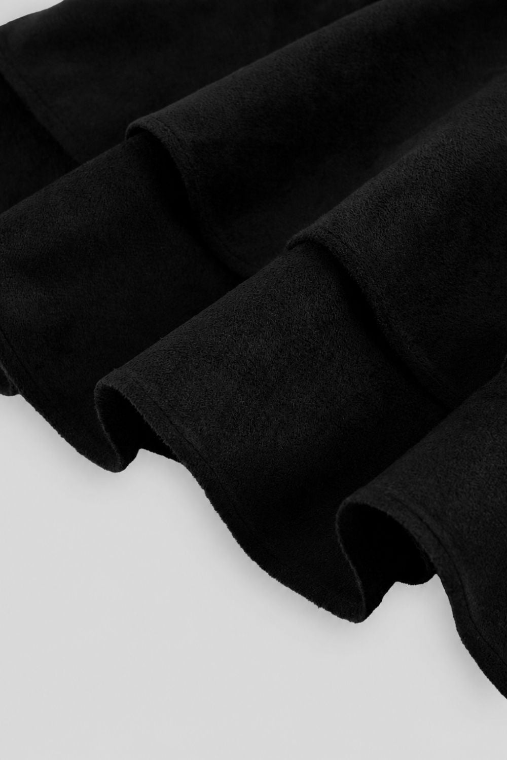 Fluid Ruffle Mini Skirt