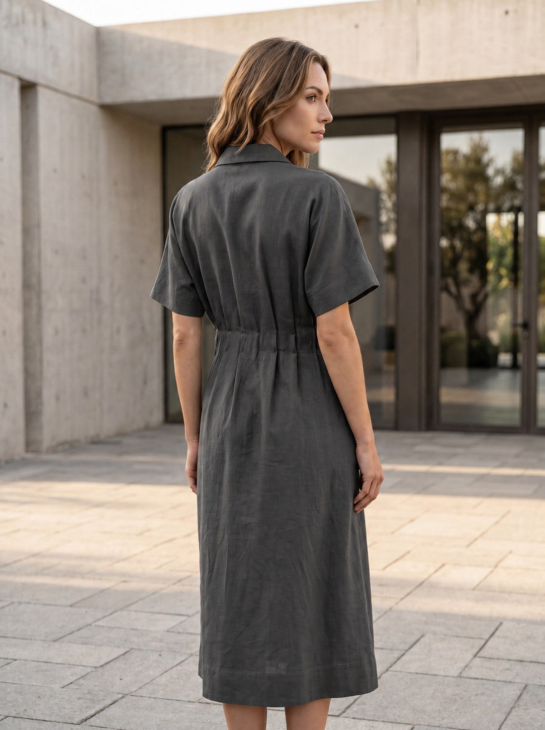 gray shirt dress Sian Oversized T-Shirt True to size Color American Spirit Distressed T-Shirt Dress