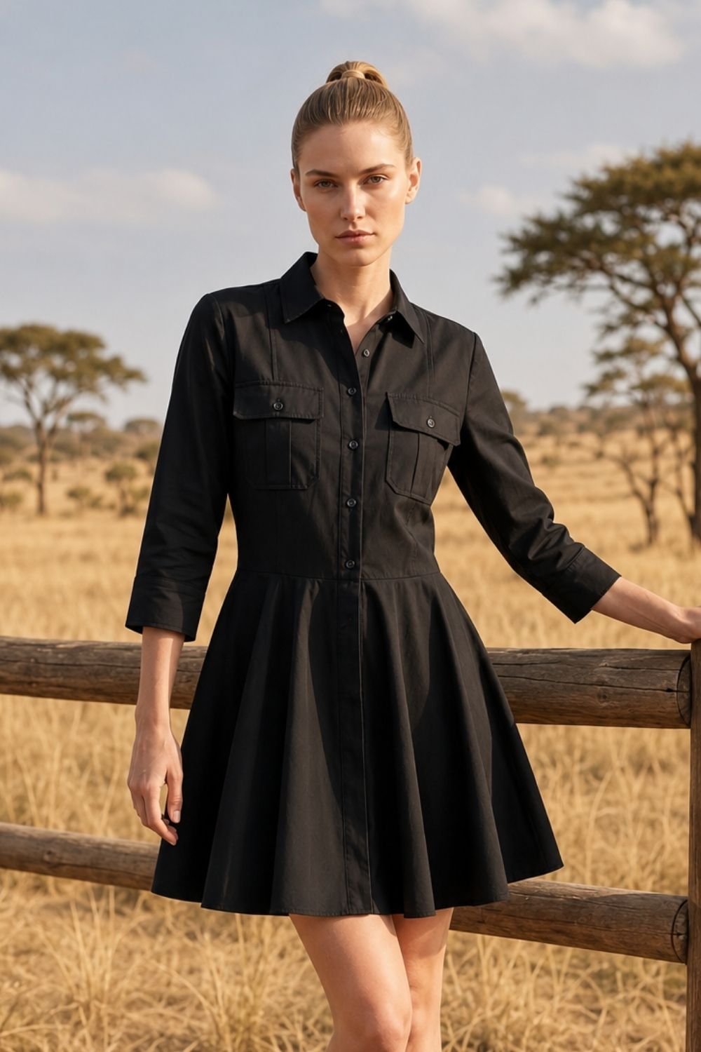 Lena (5'9" / 175 cm) wears a size M