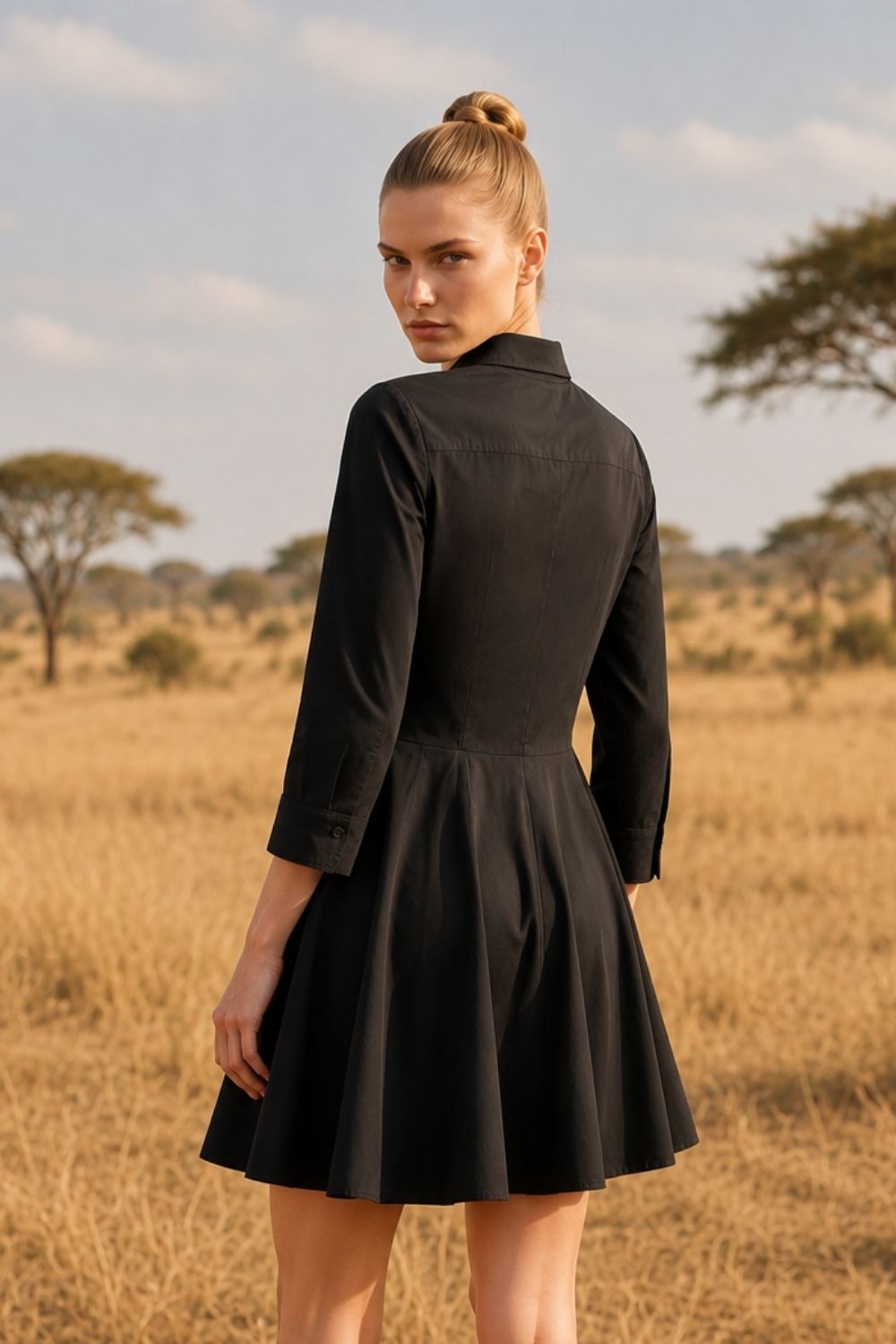 Lena (5'9" / 175 cm) wears a size M