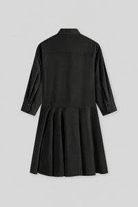 100% Cotton Patch-Pocket Shirt Dress