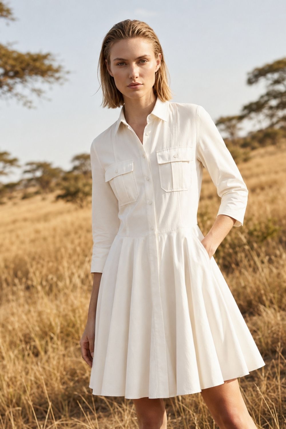 Lena (5'9" / 175 cm) wears a size M