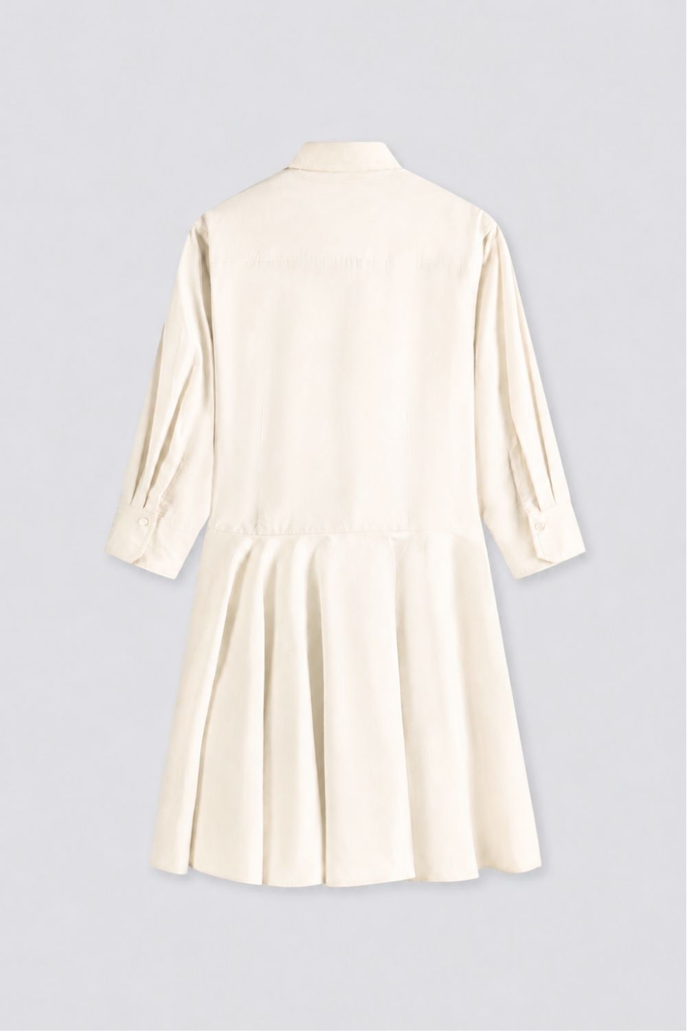 100% Cotton Patch-Pocket Shirt Dress