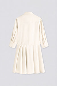 100% Cotton Patch-Pocket Shirt Dress