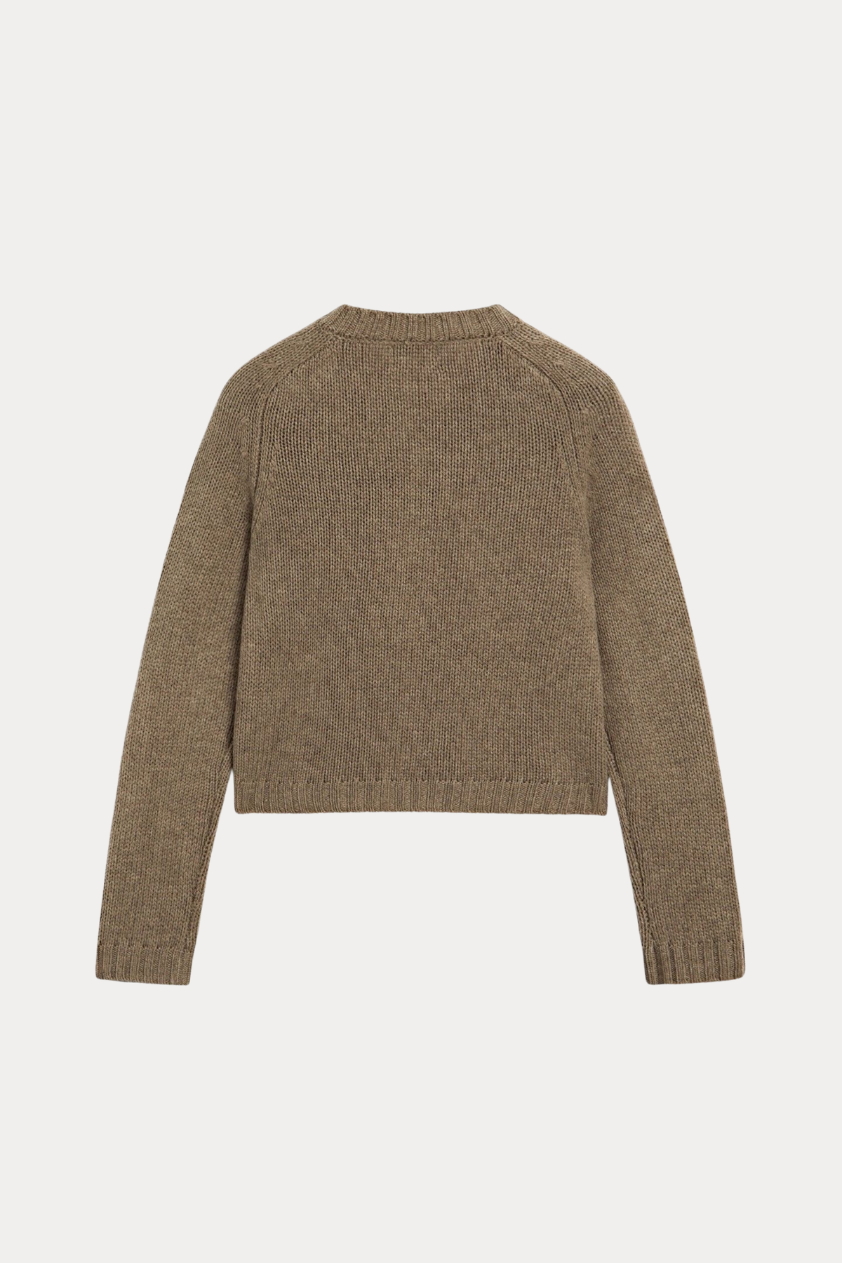 Soft Cropped Button-Front Cardigan