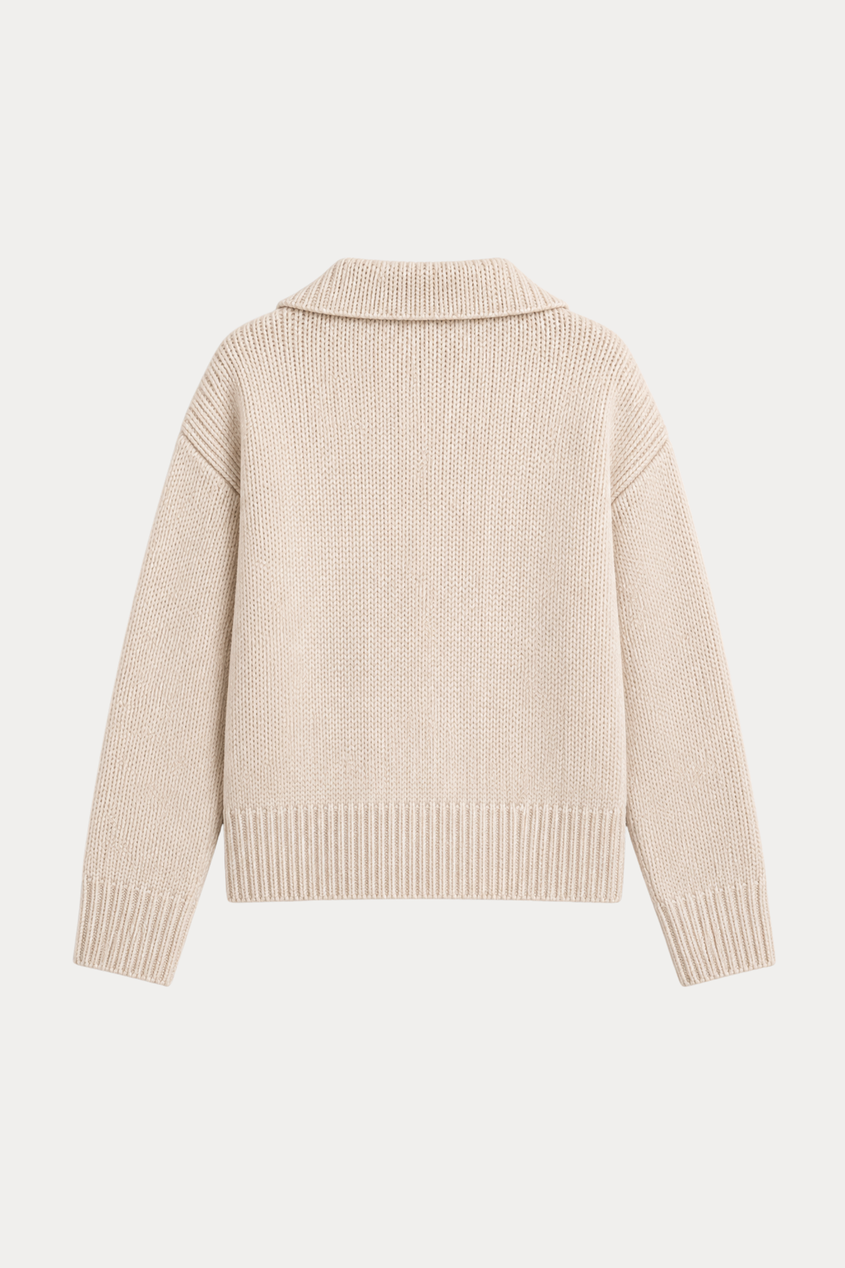 Soft Toggle-Front Knit Cardigan