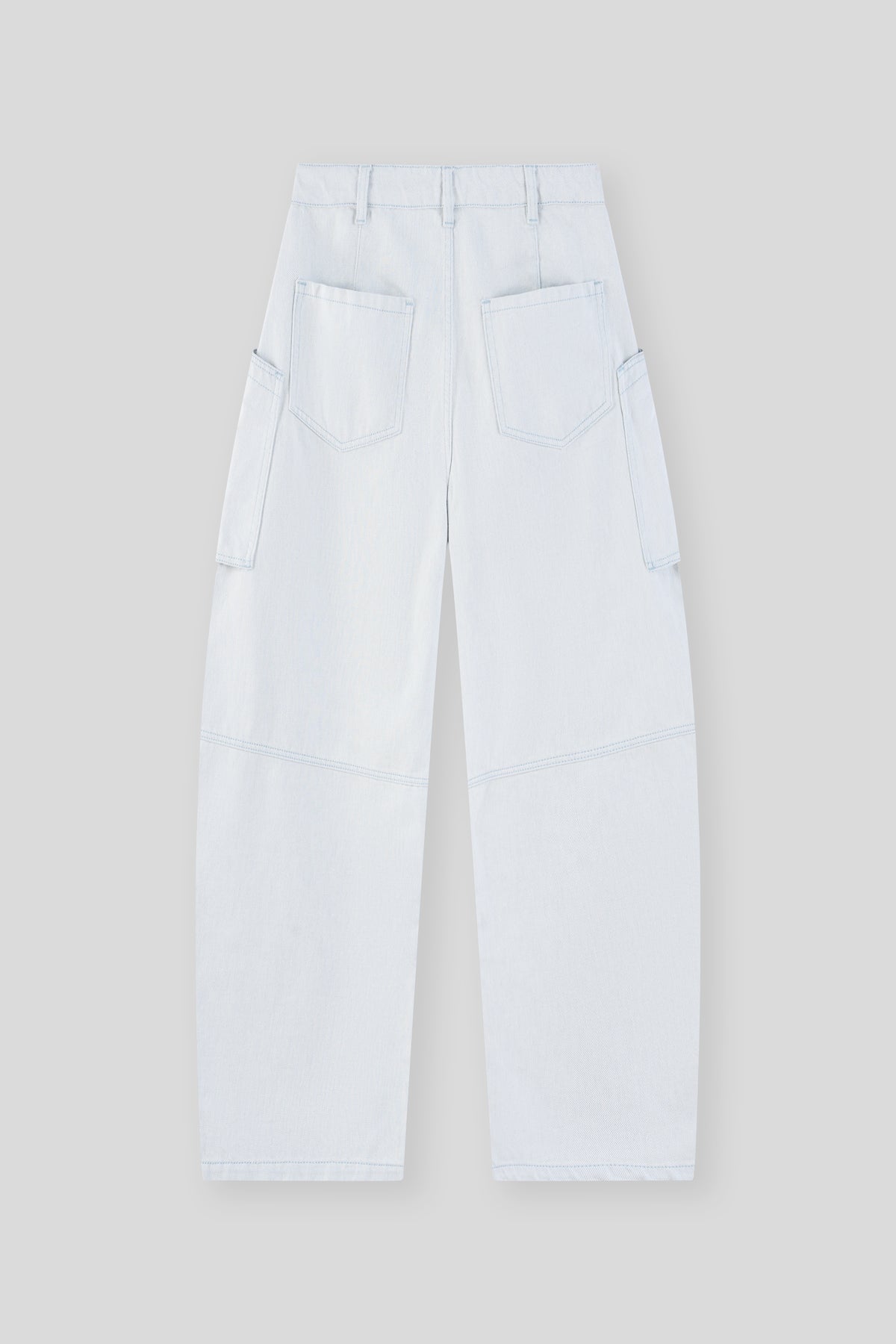 Cotton-Blend Utility Baggy Trouser