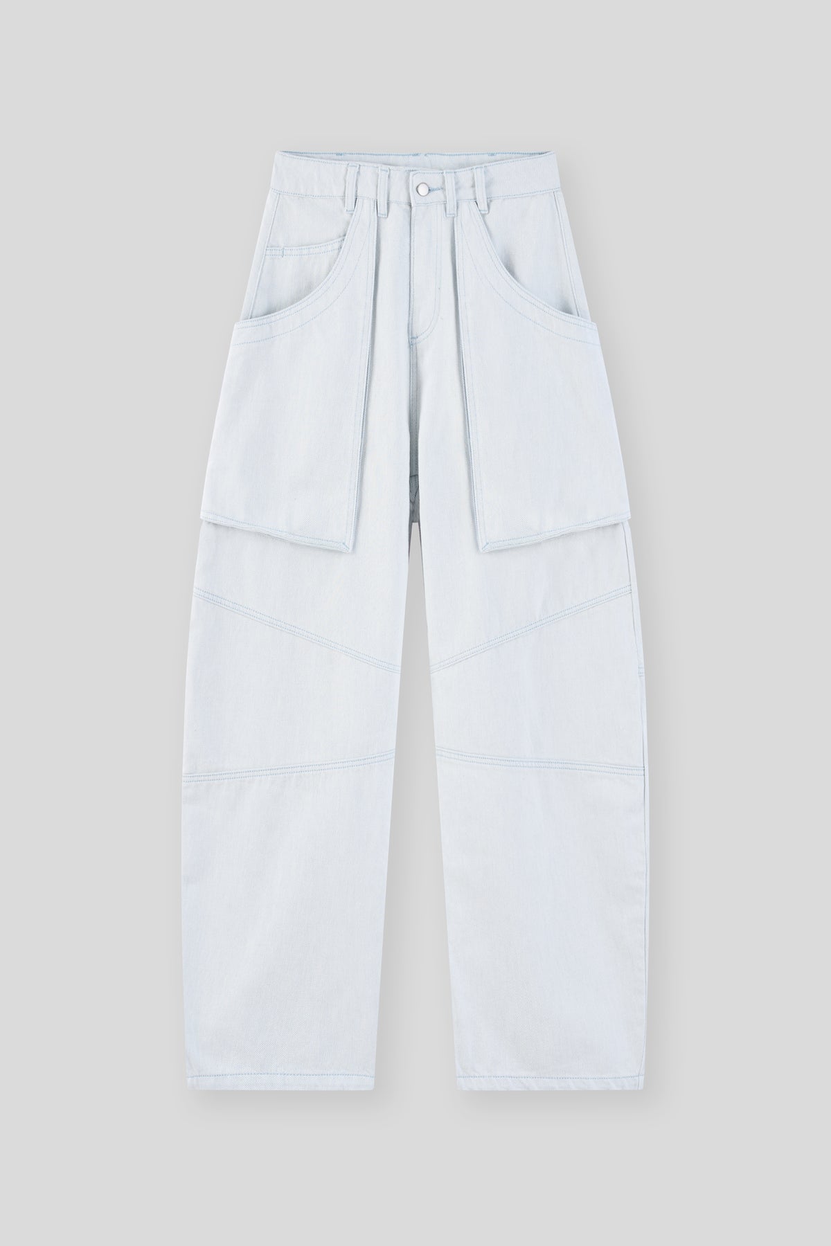 Cotton-Blend Utility Baggy Trouser