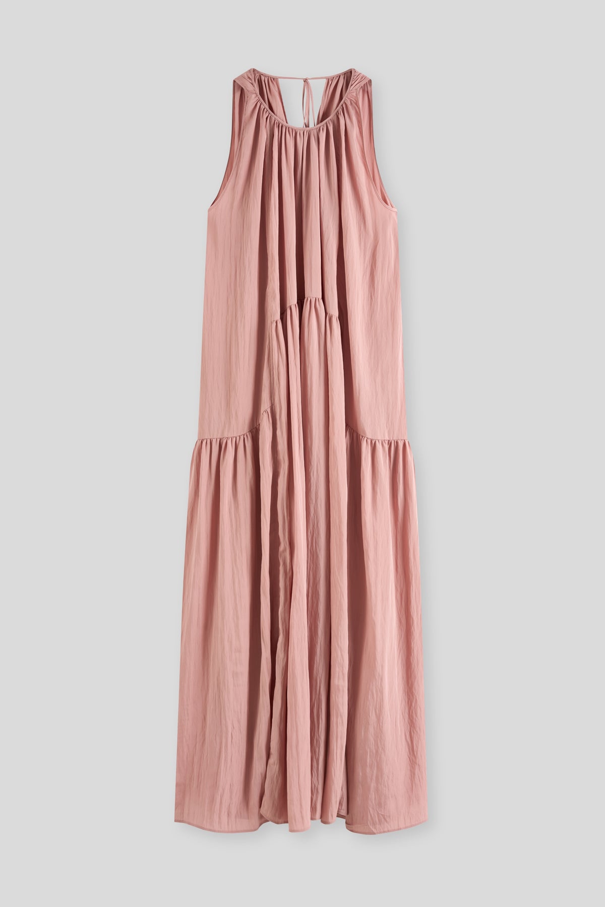 Fluid Gathered Maxi Dress