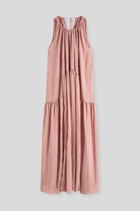 Fluid Gathered Maxi Dress