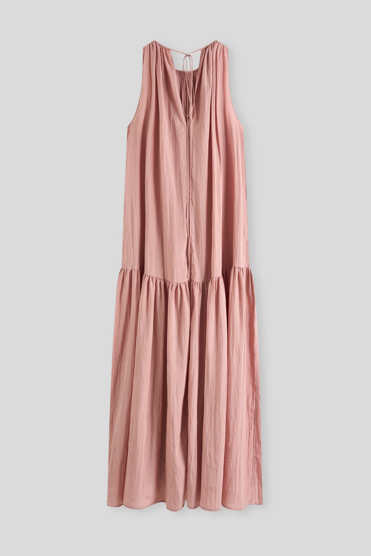 Fluid Gathered Maxi Dress