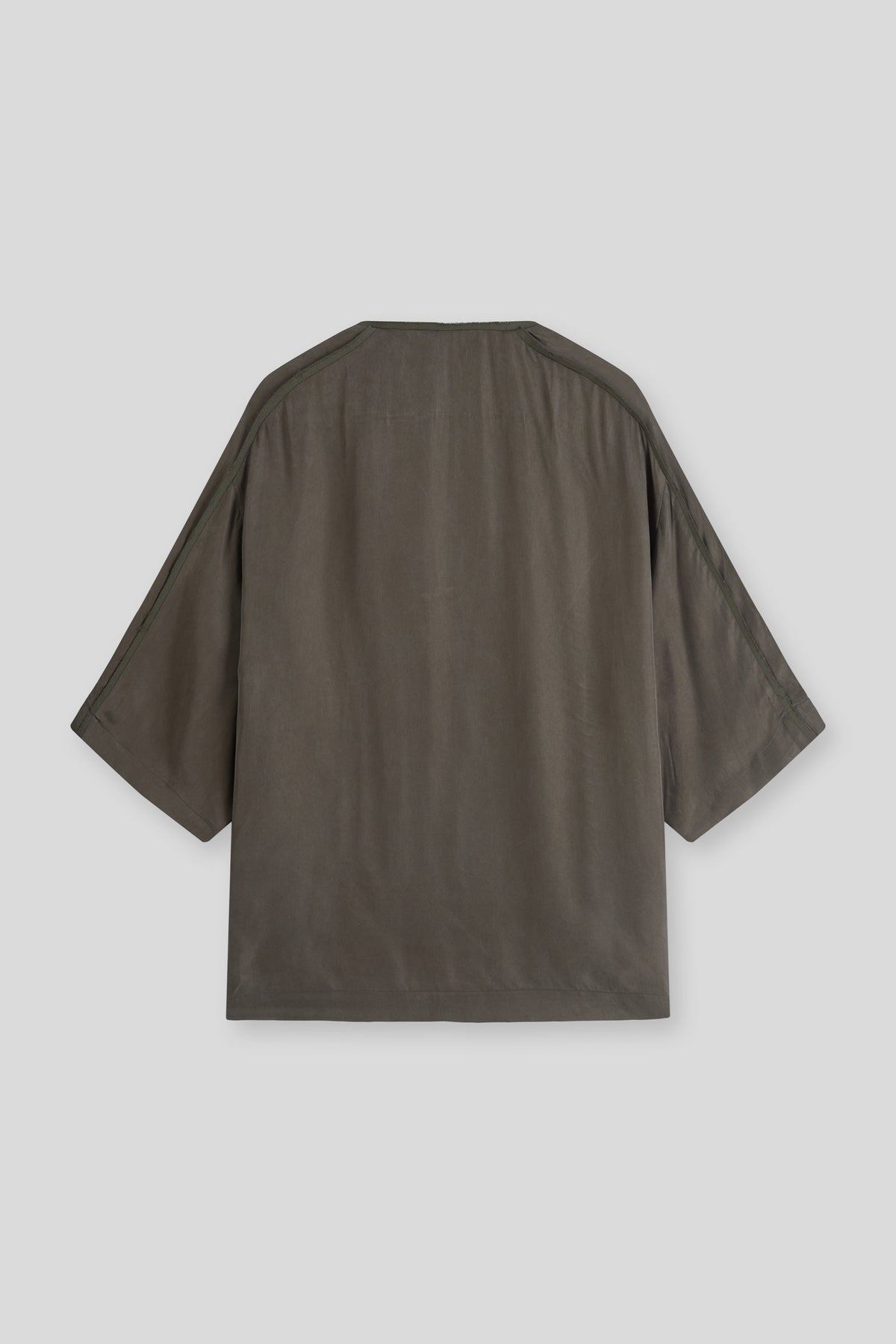 Cupro-Blend Bow Top