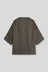Cupro-Blend Bow Top