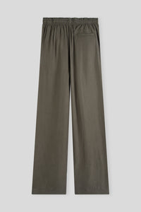 Cupro-Blend Drawstring Trouser