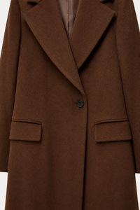 100% Wool Maxi City Coat