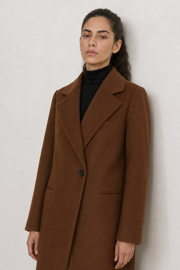 100% Wool Maxi City Coat