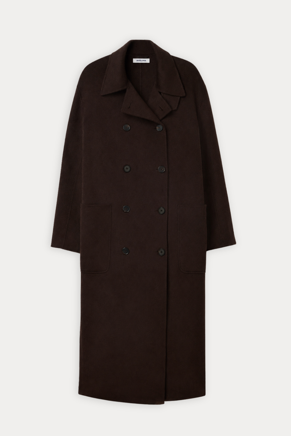 100% Wool Double-Face Long Coat