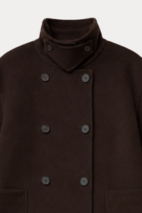 100% Wool Double-Face Long Coat