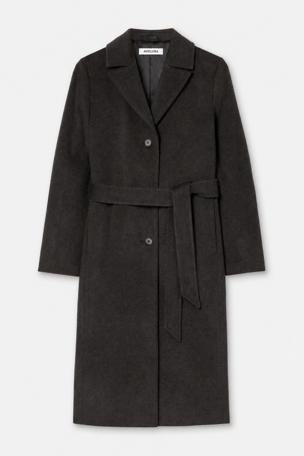 Wool-Cashmere Blend Coat