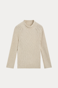 100% Cotton Purl-Knit Sweater
