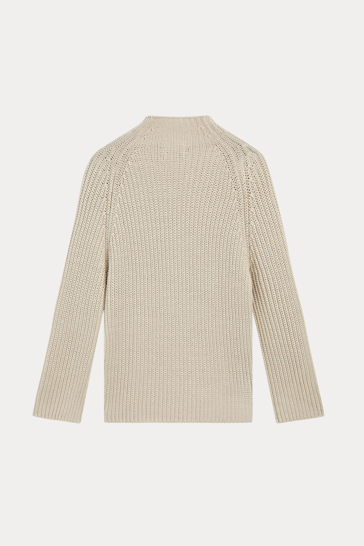 100% Cotton Purl-Knit Sweater