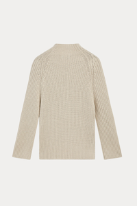 100% Cotton Purl-Knit Sweater
