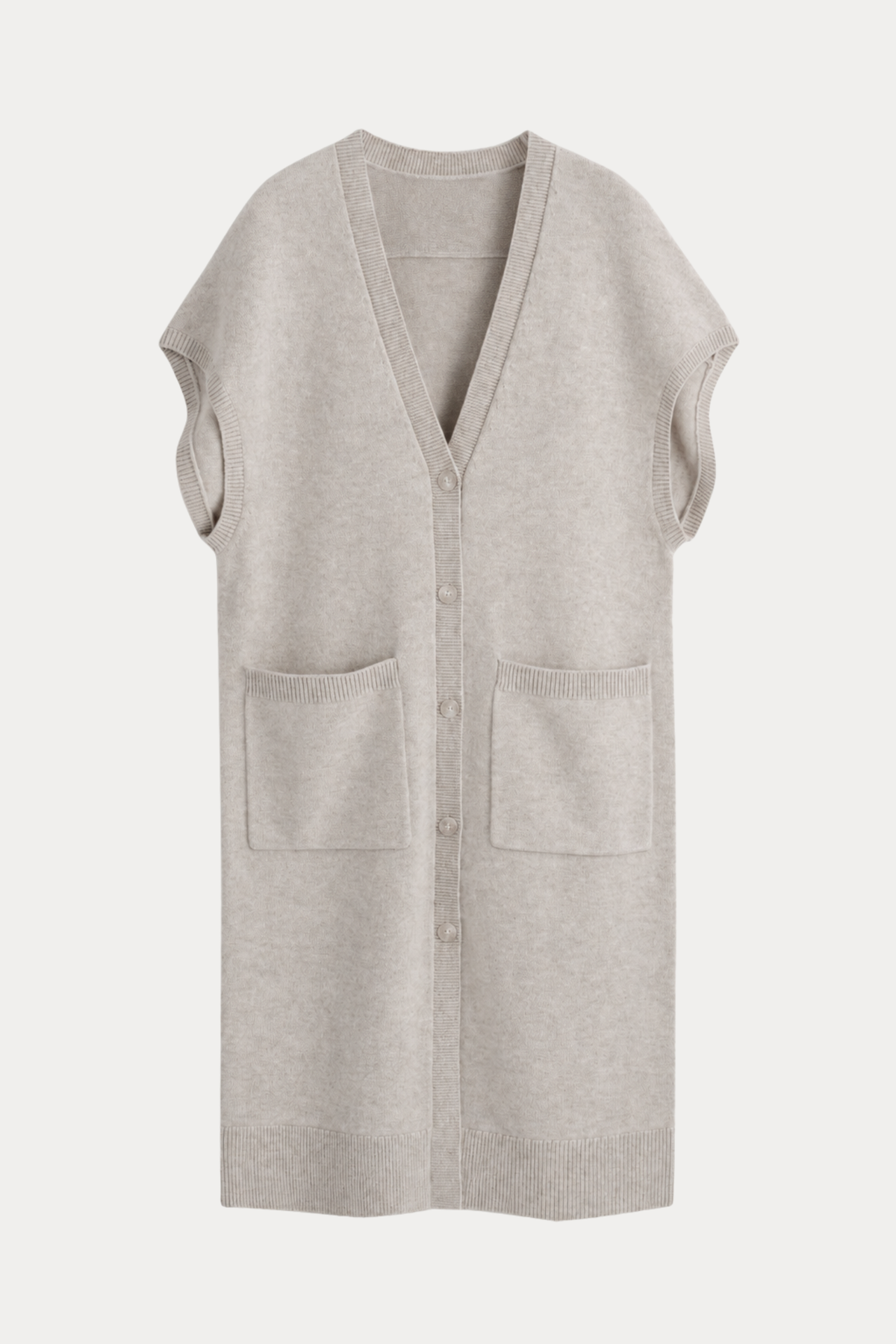 100% Merino Wool Longline Cardigan