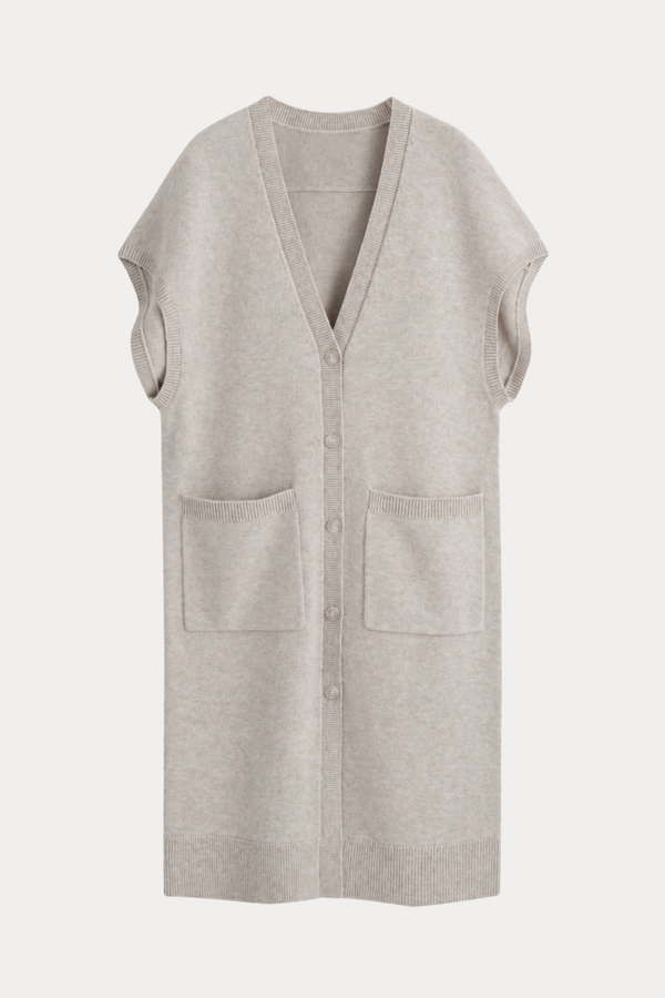 100% Merino Wool Longline Cardigan