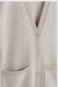 100% Merino Wool Longline Cardigan