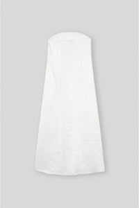 100% Linen Strapless Maxi Dress