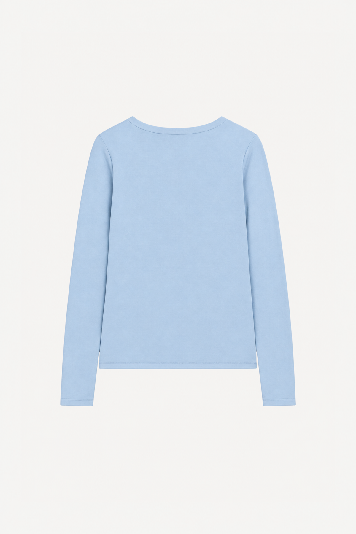 Stretch-Cotton Fitted Crewneck Cardigan
