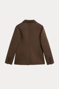 Wool-Blend Tailored Blazer