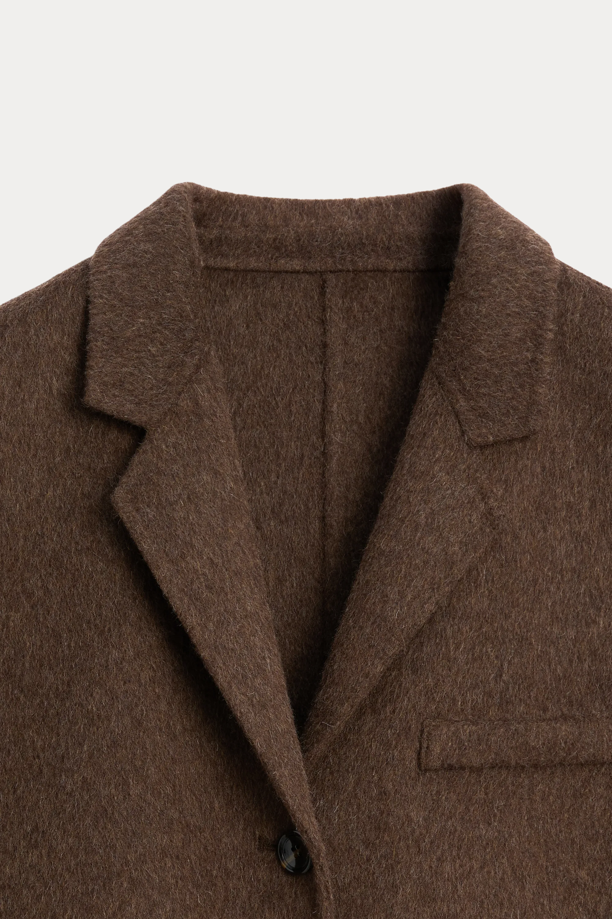 Wool-Blend Tailored Blazer
