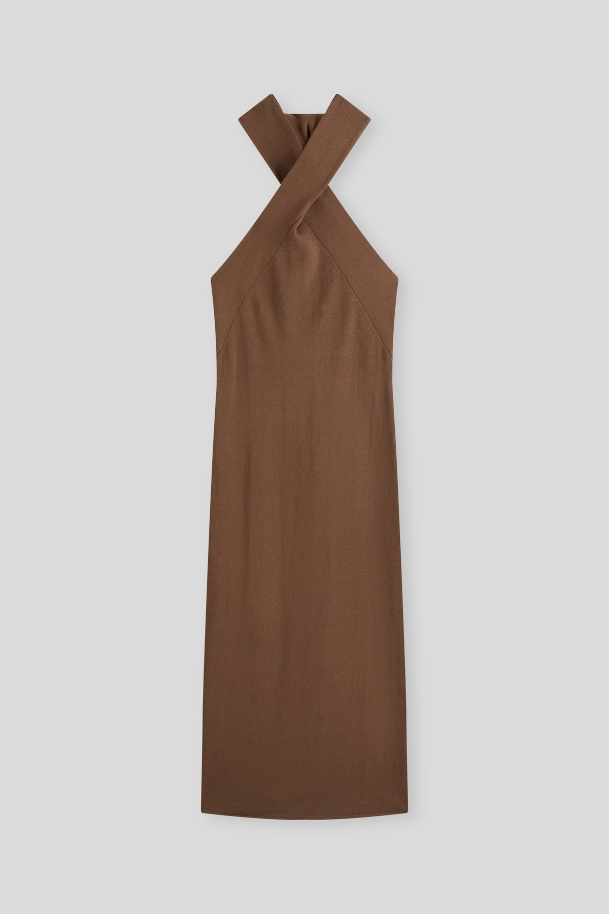 Wrapped Halter Dress